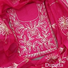 Rani Pink Shalwar Kameez With Gotta Patti Indian Suits Wedding Partywear Kurtis