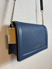 Michael Kors Jet Set Large Leather Crossbody ...