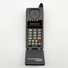 Vintage Motorola Digital Personal Communicator Flip Phone 90s Brick Cell Exc Con