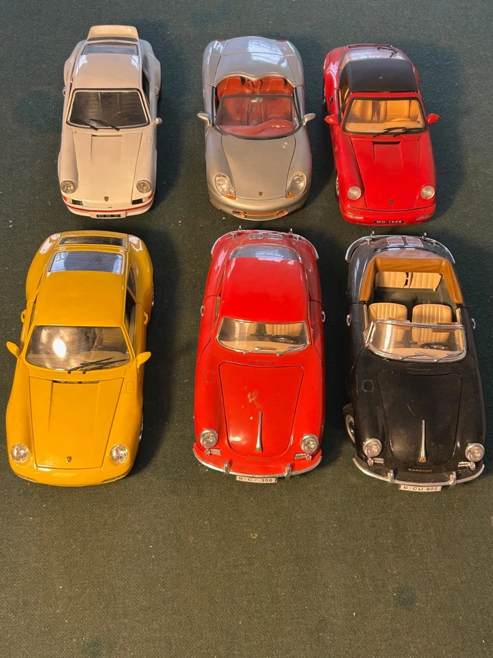 BURAGO ET DIVERS AU 1/18ème 6 PORSCHE - Bild 1 von 1