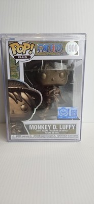Funko Pop! Plus One Piece Bronze Statue Monkey D. Luffy #1900 Hard Protector A5
