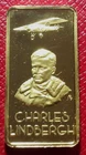 Charles Lindbergh Bar-Our Greatest Americans Set 1 oz. 999 Silver-Hamilton Mint