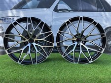 4x R20 " 5x112 New Macan Spider Style Black Polished Wheels : Fits Pour Macan