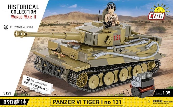 Cobi 3123 Panzer VI Tiger I No 131 Building Blocks Set - New