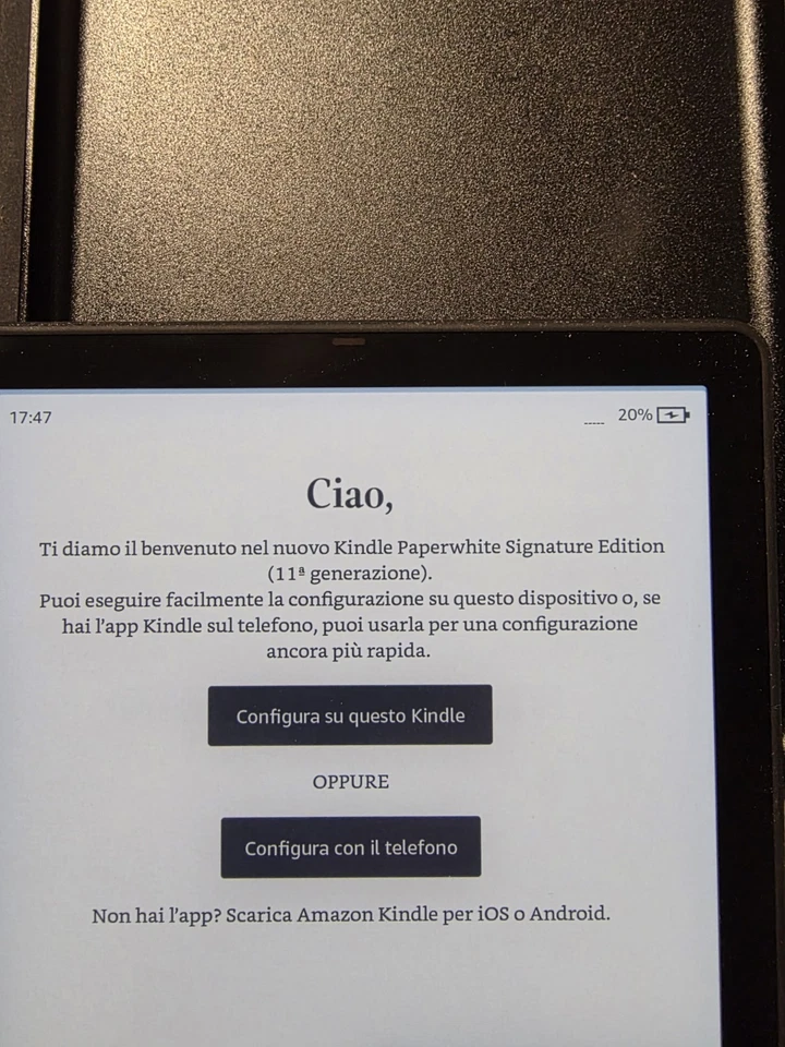 KINDLE PAPERWHITE EBOOK 11° GEN. 32GB SIGNATURE EDITION WIFI OTTIMO  - Immagine 2 di 4