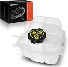 Coolant Recovery Tank set with Cap White Overflow Reservoir New