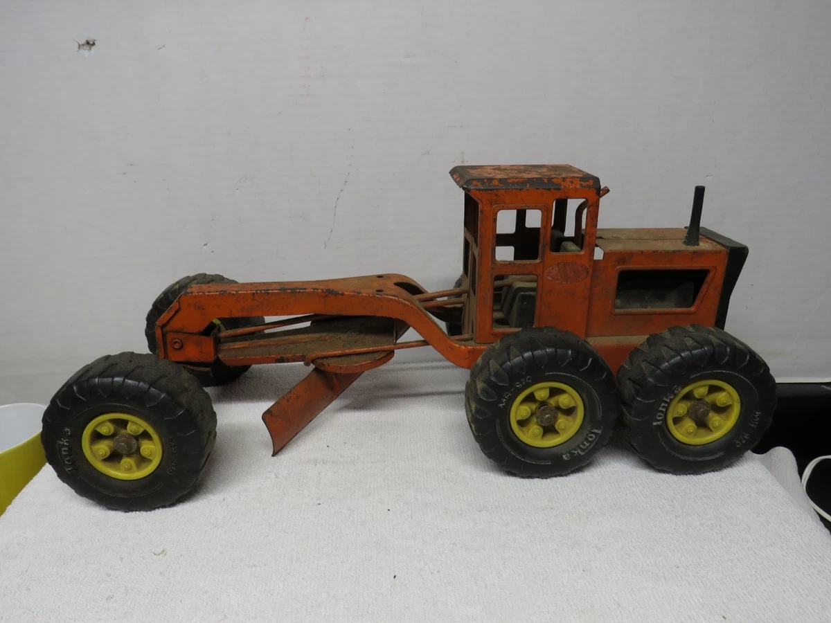 Tonka Orange Diecast Road Graders for sale | eBay