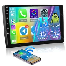 4+64G Apple Carplay Car Stereo 9'' Android 13.0 Radio GPS NAVI WiFi FM Bluetooth