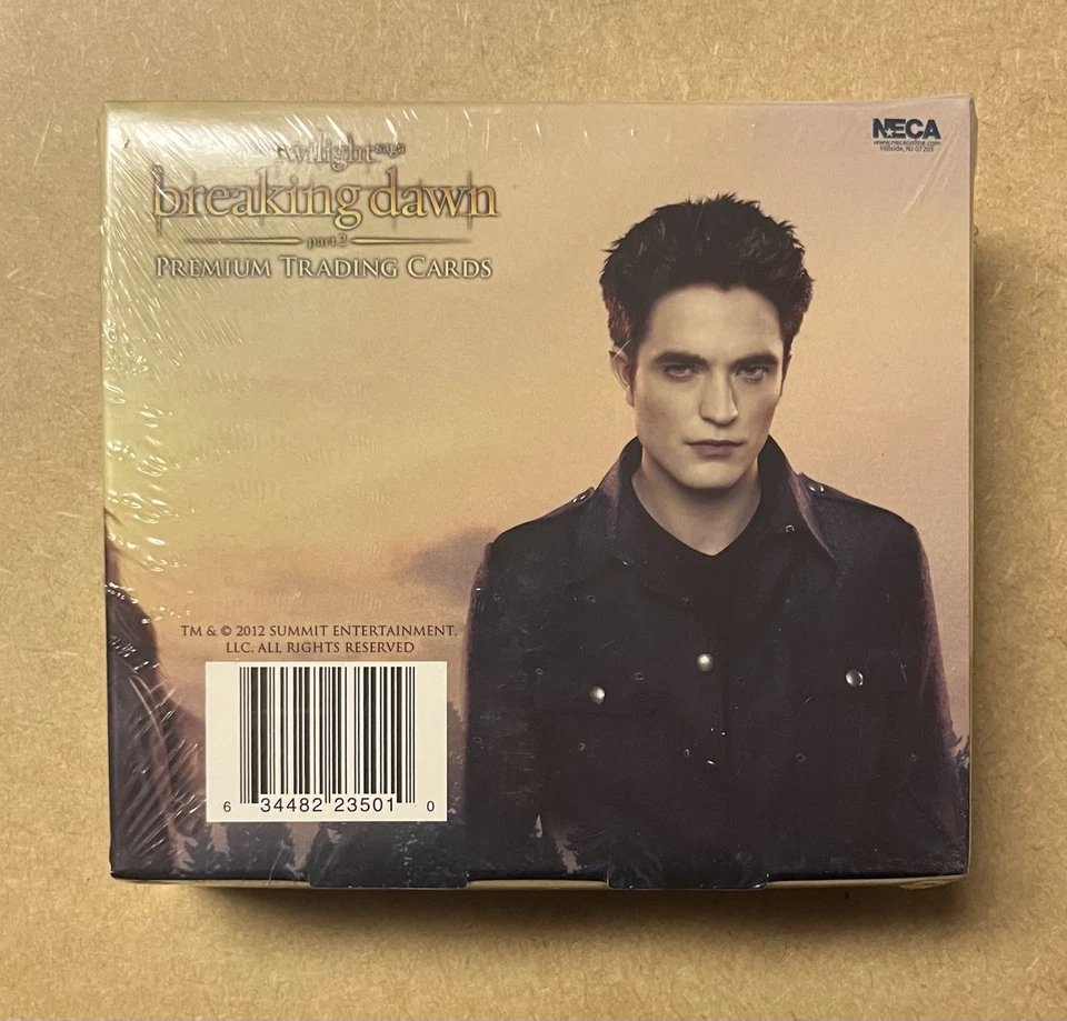 Caja de Tarjetas Coleccionables de Película Crepúsculo Amanecer Parte 2 (NECA) 24 Paquetes Nuevo Sellado Foto 2 de 4