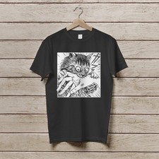 Cat bite shirt, terrifying cat T-shirt, funny cat T-shirt, crazy cat T-shirt,