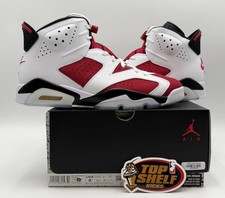 DS Nuove Nike Air Jordan 6 Retro OG Mid Carmine Taglia 9.5 Autentiche 2020
