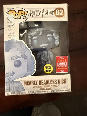 Funko Pop Nearly Headless Nick #62 GITD 2018 Summer Con Exclusive Harry Potter