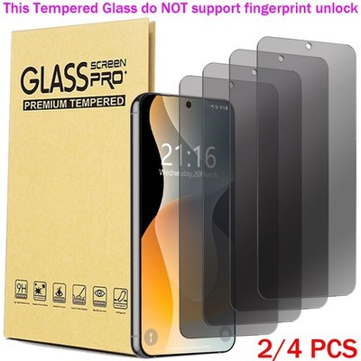 2/4x For Samsung Galaxy S23+/FE/Ultra 5G Privacy Screen Protector Tempered Glass
