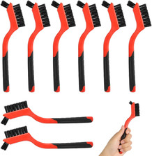 8Pcs Nylon Cleaning Brushes, Bristles Scratch Brush Set, Nylon Bristle Brushes S