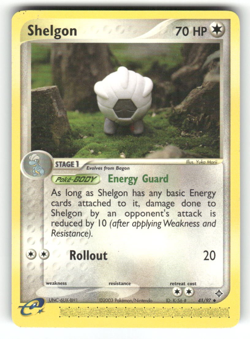Shelgon 41/97 - UC Dragon Pokemon NM