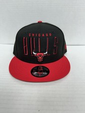 Chicago Bulls - New Era Hat - Black Snapback Men's Adjustable 9fifty  NEW  