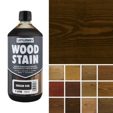 Littlefair's Wood Stain Water Based for All Wood Types - Light & Dark Finishes
