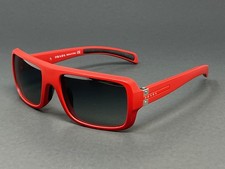 Prada Sunglasses SPS01I-ZVI3M1 Matte Red 57mm Square Plastic Men's Italy