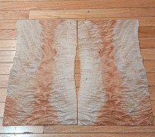 Flame maple veneer 18 3/4" x 10 1/4" each 2 pieces wood 1/42" Big Leaf Maple