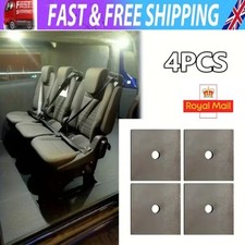 Mid Steel Spreader Plates For Crew Van Seat Camper Conversion 6mm Thick 4X