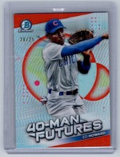 2021 Bowman Chrome - Ed Howard 40-Man Futures #FMF-29 Orange /25
