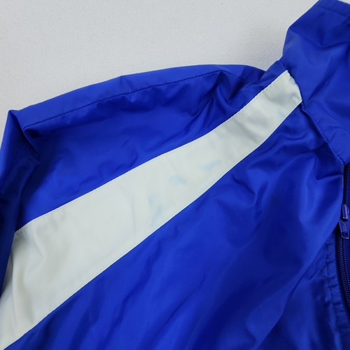 Vintage Eastbay Coaches Windbreaker Blau Schwarz Colorblock Jacke Herren M - Bild 5 von 15