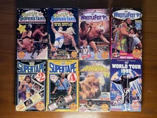 Lot of 8 WWF Coliseum Video VHS Tapes Supertape WrestleFest Invasion World Tour