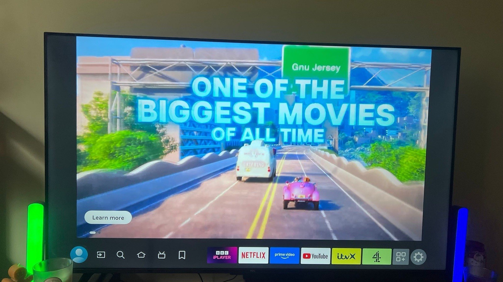 TCL 55PF650K 55 inch 4K Ultra HD HDR Smart LED Fire TV "PICK UP ONLY"