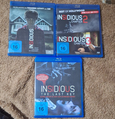 Insidious Blu-ray Box Set: Insidious, Chapter 2, Chapter 3, The Last Key, FSK 16