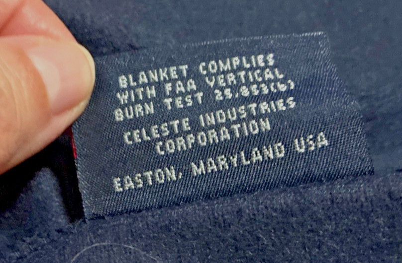 Northwest Airlines Inflight Blanket - VGUC Five Available Easton, Maryland