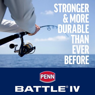 Penn Battle Iv Spinning Fishing Reel 4000 Size Durable Saltwater  Performance | eBay