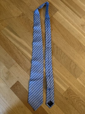 Edel Krawatte von Patrick Hellmann Luigi Borrelli Seide Luxus Handmade Blau