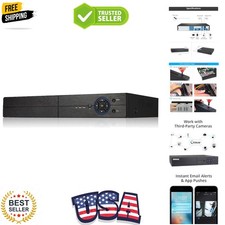 4CH 1080P 5-in-1 HD Analog Hybrid DVR&NVR Sup...