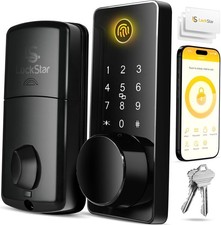 LOCKSTAR Smart Door Lock Keyless Entry Deadbolt Door Lock Multiple Entry...