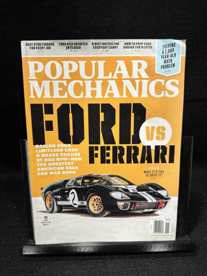 Popular Mechanics Magazine - November 2019: Ford vs. Ferrari