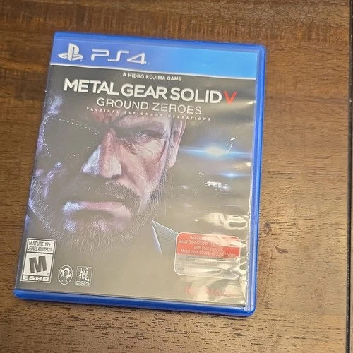 Konami Metal Gear Solid V: Ground Zeroes PS4 Manual Included Action M