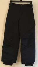 CHEROKEE Kids Ski Pants Size Small Youth Black Snowboard Insulated Snow Bottoms