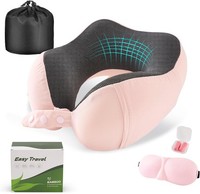 Verstellbares Reisekissen Aus Memory-Schaum – Atmungsaktiv, Tragbar, Bezug