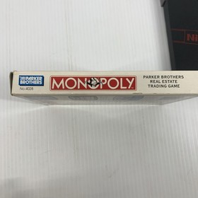 Monopoly Nintendo Nes Game with Box And Instruction