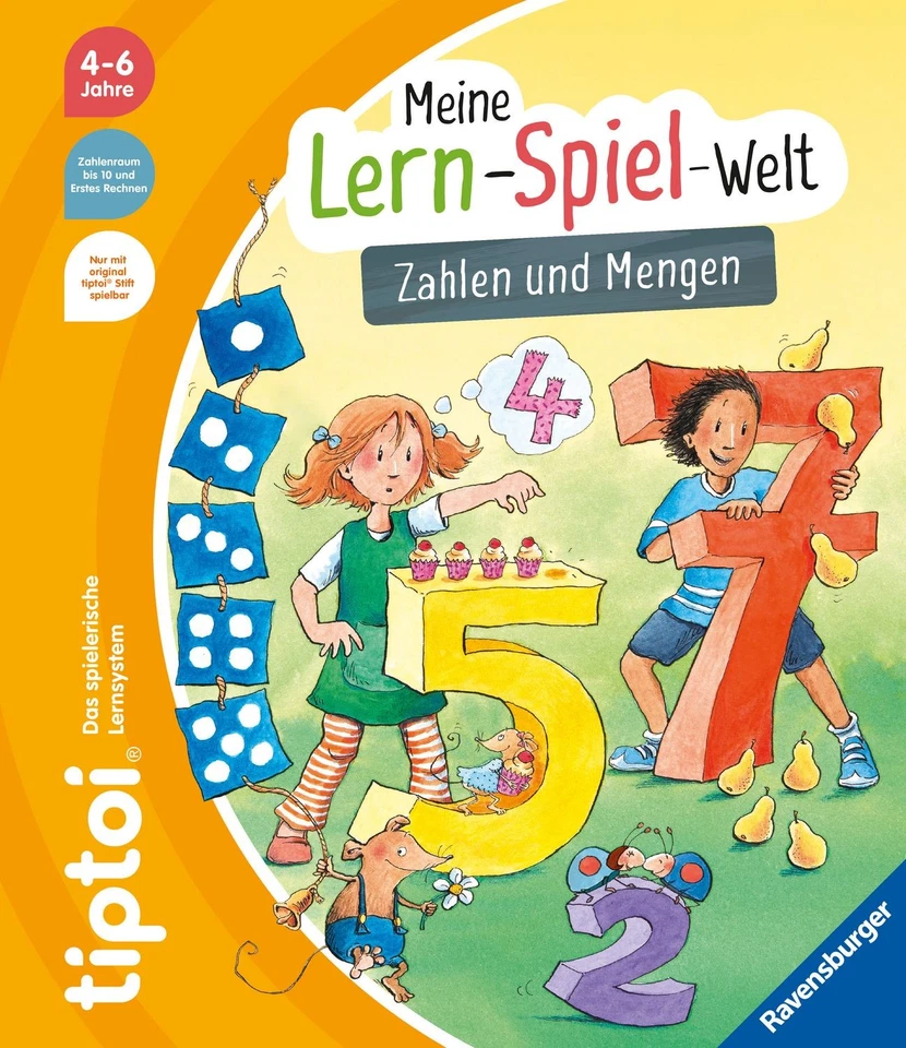 Ravensburger Buch tiptoi Sachbuch tiptoi Zahlen und Mengen 49275