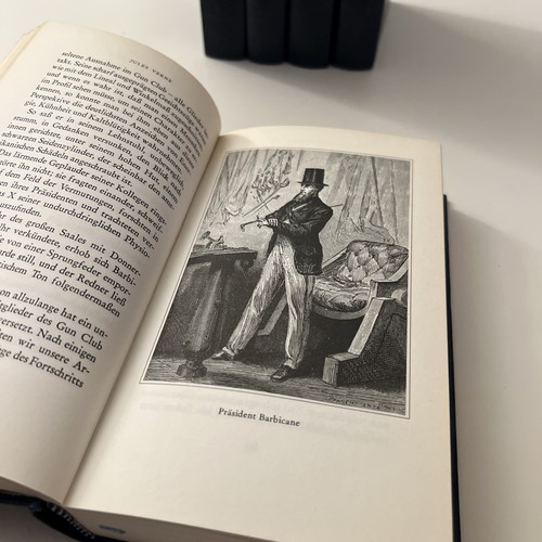 Jules Verne Reise- & Abenteuer-Romane | 5 Bände | Diogenes 1971 | Goldprägung - Bild 7 von 8