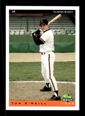 1993 Classic Best Clinton Giants 7 Mike Cavanagh BXCP01