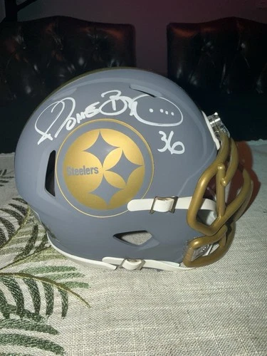 Jerome Bettis Signed Pittsburgh Steelers Mini Helmet BAS Authenticated NFL