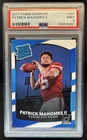 2017 Panini Donruss Patrick Mahomes II RC Rated #327 Chiefs PSA 9 Rookie