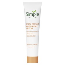 Simple Protect N Glow Triple Protect Moisturiser SPF 30 40ml