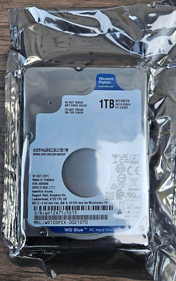 Western Digital Blue 1TB WD10SPZX  WD BLUE Hard Drive SEALED T45