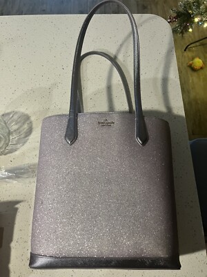 kate spade シルバー ラメ バッグ Kate Spade New York Kenzie Metallic Large Tote | Brixton Baker