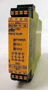 Pilz Pnoz X2 8p E Stop Relay Safety Gate Monitor 24 Vac Dc 3n O 1 N C 5 Va 2 5w Ebay