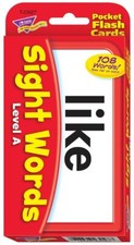 Sight Words Level A Pocket Flash Cards