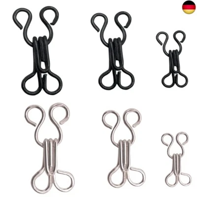 CKANDAY 120 Paar Nähhaken und Ösen Verschluss für BH Kleidung Hosen Rock Nähen J
